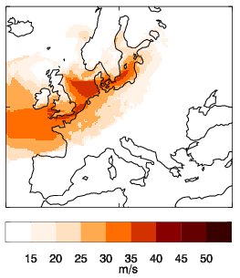 La de la tormenta Daria, que arrasó el norte de Europa en 1990