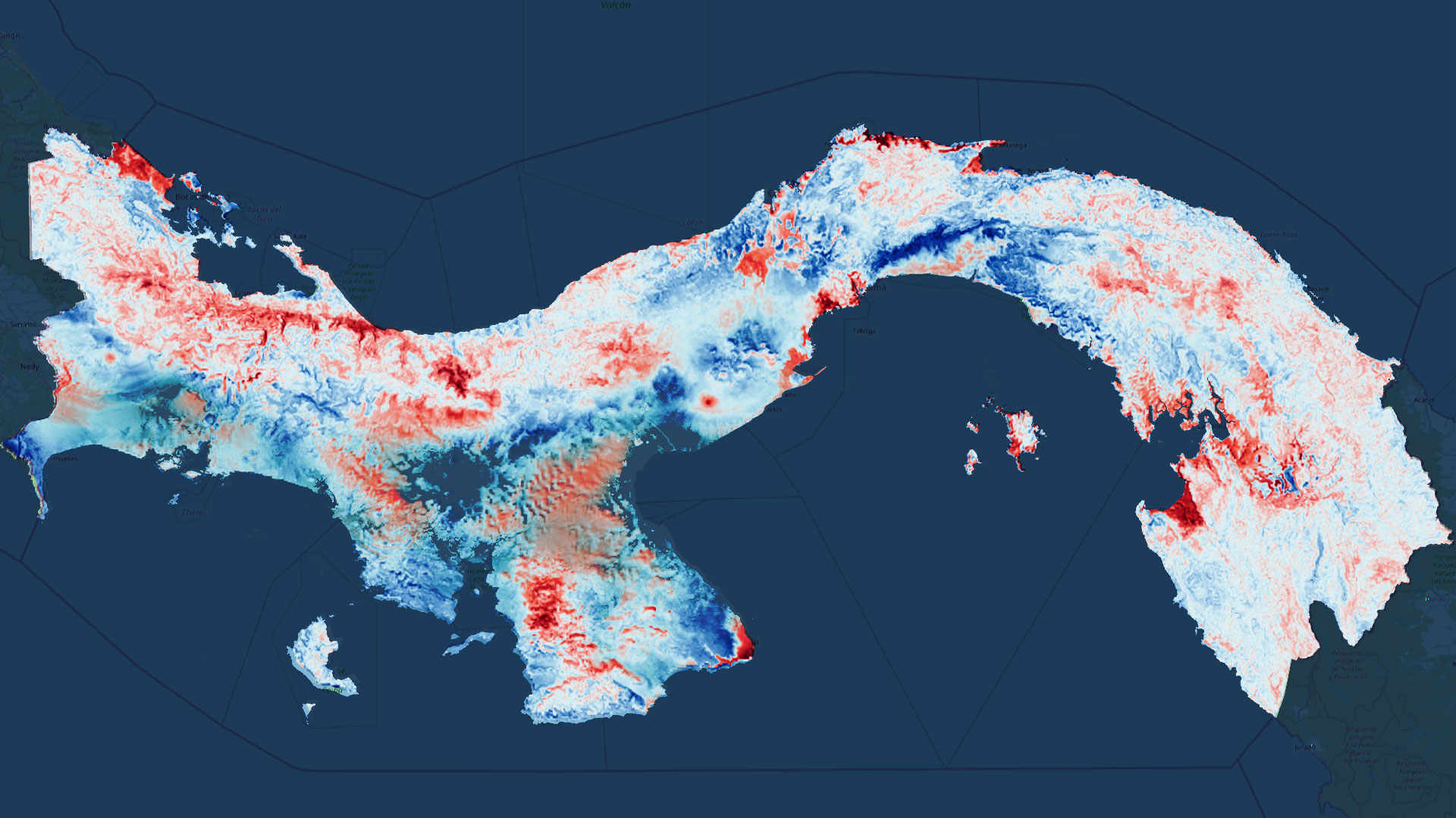 Imagen de portada de Atlas de Riesgo Climático de Panamá